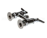 B-0225-LN T&S Brass Double Pantry Base Faucet, Swivel Outlet