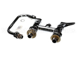 B-0228-CC T&S Brass Double Pantry Faucet, Deck Mount, 4 Cent