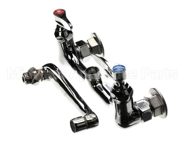 B-0230-01 T&S Brass Mixing Faucet 8 Wall Mount 6 Cast Spou