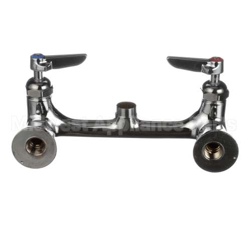 B-0230-CR-LN T&S Brass 8 Wall Mount Mixing Faucet, Sc-Cerama Ca