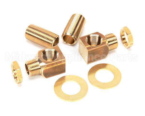 B-0230-K T&S Brass Installation Kit, 1/2 Npt Nipple, Lock N