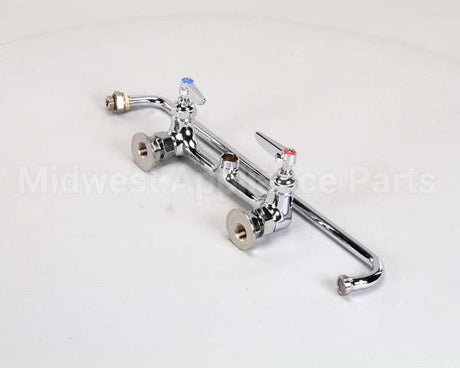 B-0230 T&S Brass Double Pantry Faucet, Wall Mount, 8 Cent