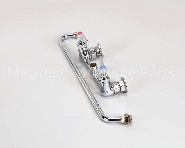 B-0230 T&S Brass Double Pantry Faucet, Wall Mount, 8 Cent