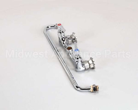 B-0230 T&S Brass Double Pantry Faucet, Wall Mount, 8 Cent