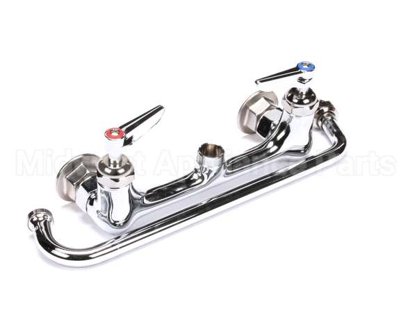 B-0231-CR T&S Brass 8 Wall Mount Faucet, 1/2 Npt Female Inle