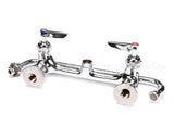 B-0231-CR T&S Brass 8 Wall Mount Faucet, 1/2 Npt Female Inle
