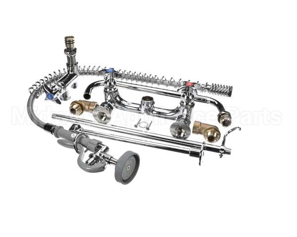 B-0279 T&S Brass Big-Flo Pre-Rinse Unit: 8 Wall Mount, Ad