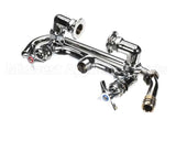 B-0293 T&S Brass Big-Flo Mixing Faucet, 8 Deck Mount, 12