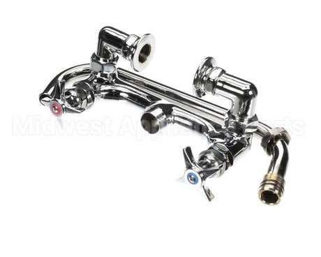 B-0293 T&S Brass Big-Flo Mixing Faucet, 8 Deck Mount, 12