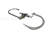 B-0300-CR T&S Brass Double Pantry Faucet, Single Hole Base,