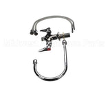 B-0300-CR T&S Brass Double Pantry Faucet, Single Hole Base,