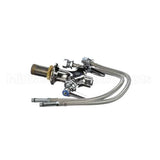 B-0300-LN T&S Brass Double Pantry Swivel/Rigid Base Faucet,