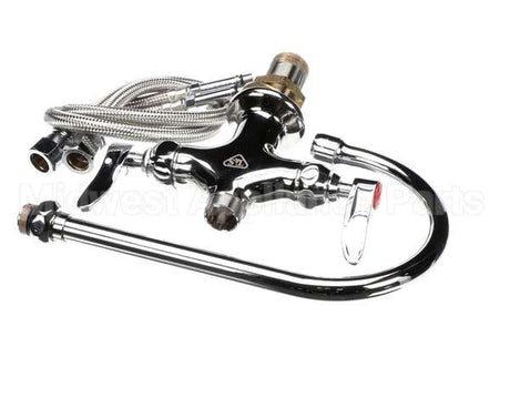 B-0300 T&S Brass Double Pantry Faucet, Single Hole Base,