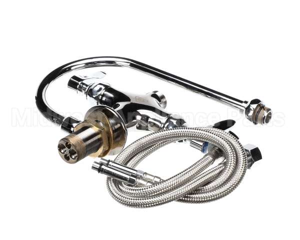 B-0300 T&S Brass Double Pantry Faucet, Single Hole Base,