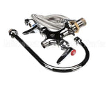 B-0300 T&S Brass Double Pantry Faucet, Single Hole Base,