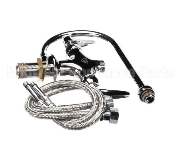 B-0300 T&S Brass Double Pantry Faucet, Single Hole Base,