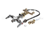 B-0301-01 T&S Brass Double Pantry Faucet, Single Hole Base,