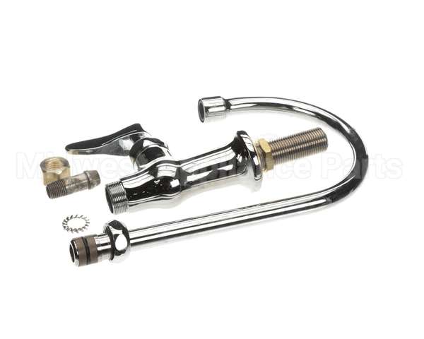 B-0305-CR-TL T&S Brass Single Pantry Faucet, Deck Mount, Cerama