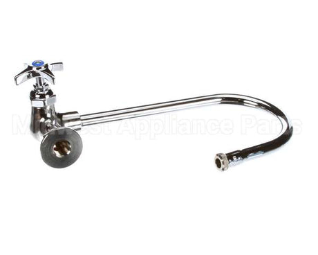 B-0310 T&S Brass Single Pantry Faucet, Wall Mt, Swivel/Ri