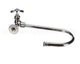 B-0310 T&S Brass Single Pantry Faucet, Wall Mt, Swivel/Ri