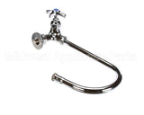 B-0310 T&S Brass Single Pantry Faucet, Wall Mt, Swivel/Ri