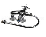 B-0316 T&S Brass Vertical Double Pantry Faucet, Wall Moun