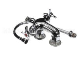 B-0316 T&S Brass Vertical Double Pantry Faucet, Wall Moun