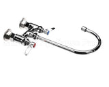 B-0325 T&S Brass Double Pantry Faucet, Deck Mount, 4 Cent