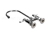 B-0325 T&S Brass Double Pantry Faucet, Deck Mount, 4 Cent