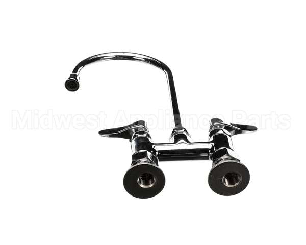 B-0325 T&S Brass Double Pantry Faucet, Deck Mount, 4 Cent