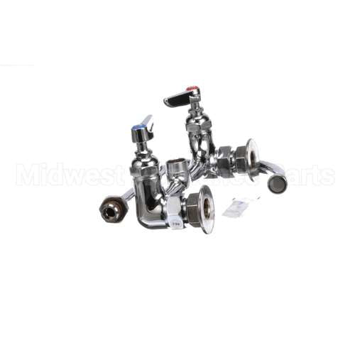 B-0331 T&S Brass Faucet, Wall Mount, 8 Centers, Eternas,