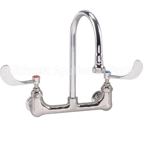 B-0350-04 Compatible TS Brass Faucet, Lav, 8"Wall, Leadfree