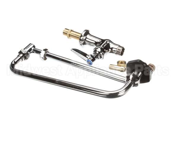 B-0591 T&S Brass Pot Filler, Deck Mount, Single Temp, 24