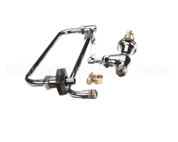 B-0591 T&S Brass Pot Filler, Deck Mount, Single Temp, 24