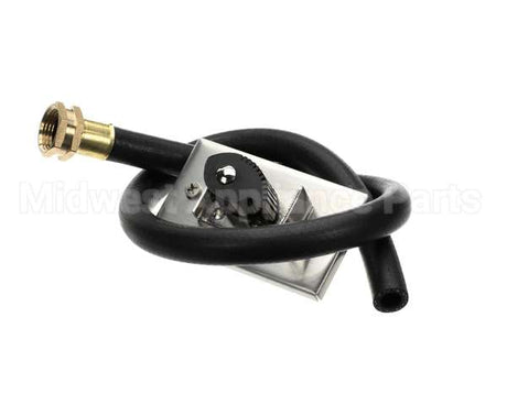 B-0654 T&S Brass Hose Hanger, Stainless Steel, Spring-Loa