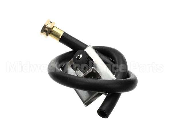 B-0654 T&S Brass Hose Hanger, Stainless Steel, Spring-Loa