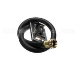 B-0654 T&S Brass Hose Hanger, Stainless Steel, Spring-Loa