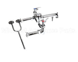 B-0655-BSTP T&S Brass Service Sink Faucet Wall Mount 8 Cente