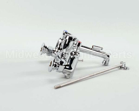 B-0665-BSTP T&S Brass Service Sink Faucet, Wall Mount, 8 Cente