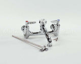 B-0665-BSTP T&S Brass Service Sink Faucet, Wall Mount, 8 Cente