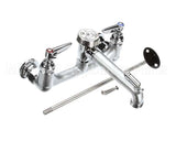 B-0665-RGH T&S Brass Service Sink Faucet, Wall Mount, 8 Cente