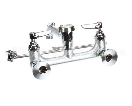 B-0665-RGH T&S Brass Service Sink Faucet, Wall Mount, 8 Cente