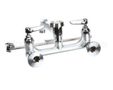 B-0665-RGH T&S Brass Service Sink Faucet, Wall Mount, 8 Cente