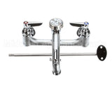 B-0665-RGH T&S Brass Service Sink Faucet, Wall Mount, 8 Cente
