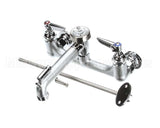 B-0665-RGH T&S Brass Service Sink Faucet, Wall Mount, 8 Cente