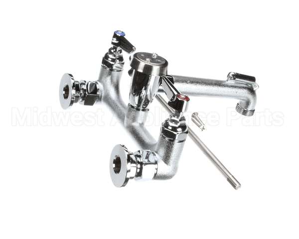 B-0665-RGH T&S Brass Service Sink Faucet, Wall Mount, 8 Cente