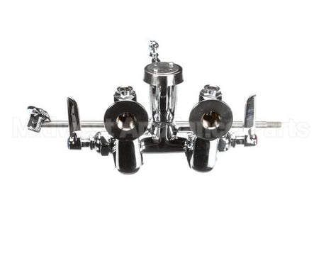 B-0667-POL T&S Brass Service Sink Faucet, Wall Mount, Adjusta