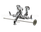B-0667-POL T&S Brass Service Sink Faucet, Wall Mount, Adjusta