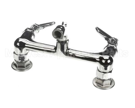 B-0672-POL T&S Brass Service Sink Faucet Wall Mount 8 Cente