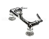 B-0672-POL T&S Brass Service Sink Faucet Wall Mount 8 Cente